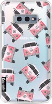 Casetastic Samsung Galaxy S10e Hoesje - Softcover Hoesje met Design - Little Casetastic Vans Pink Print