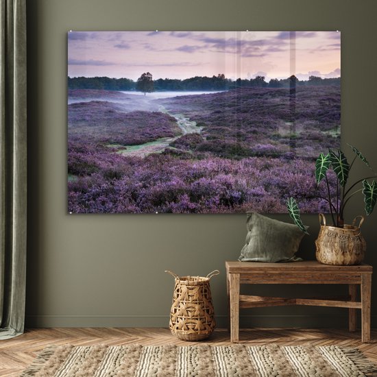Peinture sur Verre - Brume dans la Lande - 180x120 cm - Peintures sur Verre Peintures - Photo sur Glas