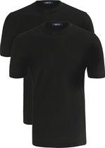 Schiesser American T-shirts O-hals 2-pack - zwart -  Maat XL