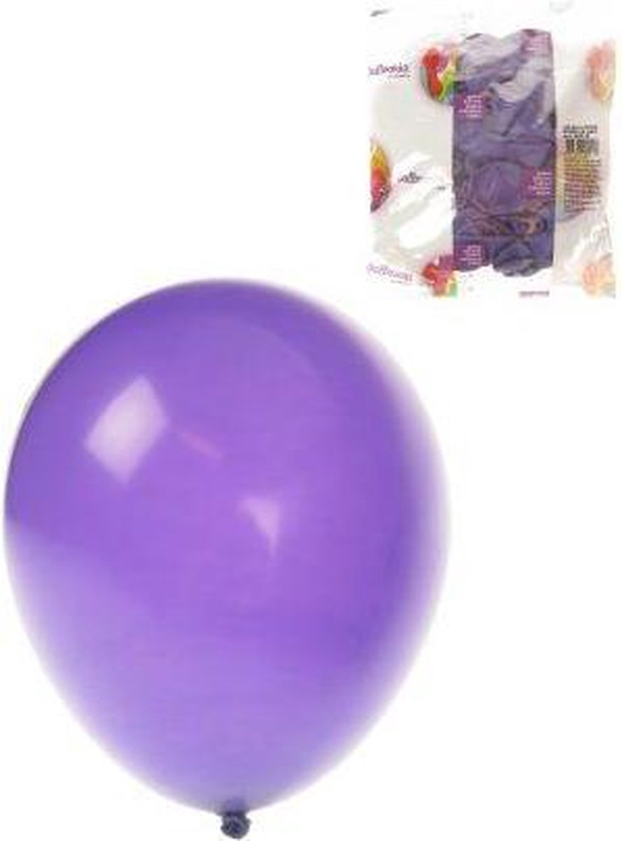 Helium ballonnen Paars 100 stuks