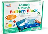 Pattern Blocks - Dieren & Insecten puzzel set