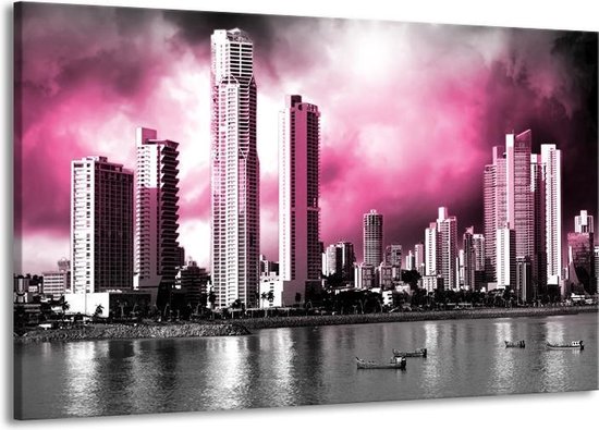 Schilderij grijs roze abstract met hoogglans 100x100 - online kopen |  BESLIST.nl | Lage prijs