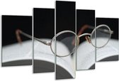 Peinture de lunettes | Blanc, Noir | 170x100cm 5 Liège | Tirage photo sur verre |  F001094