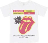 The Rolling Stones - Stockholm '95 Heren T-shirt - L - Wit
