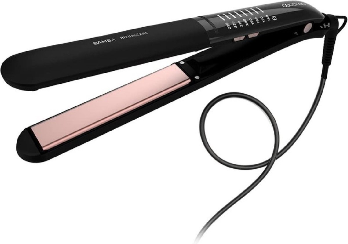 Cecotec 03405 haarstyler Straightening stijlborstel Warm Zwart, Roze 3 m