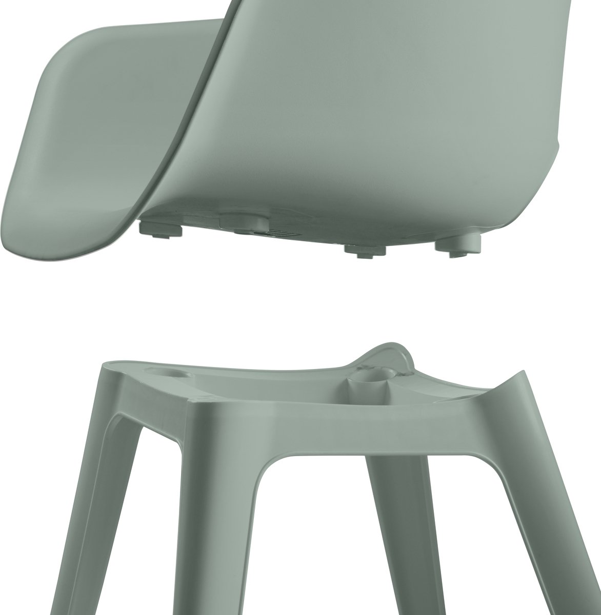 Keter Akola Tuinstoelen - 2 stuks - 56,5x55x80cm - Vintage Green thumbnail 3