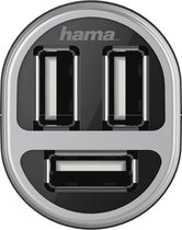 Hama 00173603 chargeur d'appareil mobile Auto Black, Silver