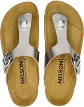 Nelson dames slipper - Taupe - Maat 36
