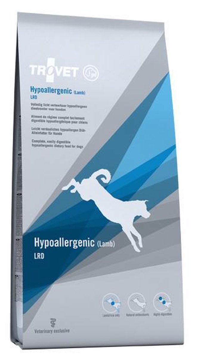 Trovet Hypoallergenic Dog Lamb Lrd - 12.5KG