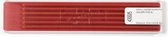 KOH-I-NOOR Coloured Leads for 2mm Diameter 120mm Mechanical Pencil - Red, 4300/5 (4300005004PK).