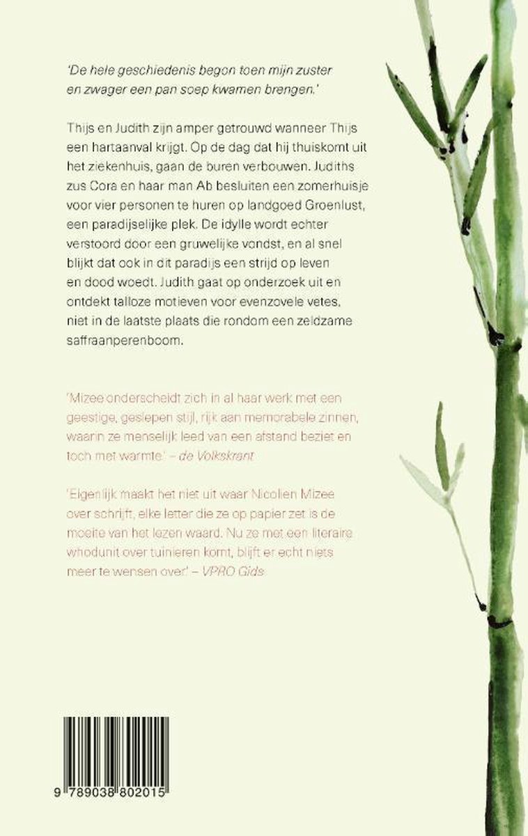 Moord op de moestuin - back cover