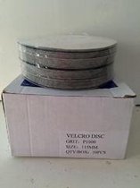 Klittenband schuurpapier 115 mm korrel 1000 rond