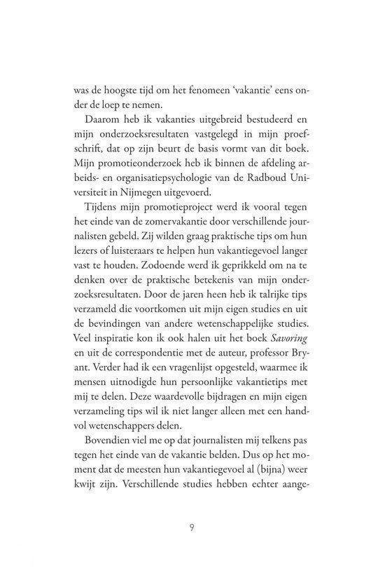 De kunst van het vakantievieren