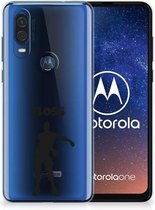 Motorola One Vision Telefoonhoesje met Naam Floss