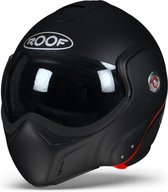 ROOF BoXXer Carbon Mat Zwart Systeemhelm - Motorhelm - Maat M