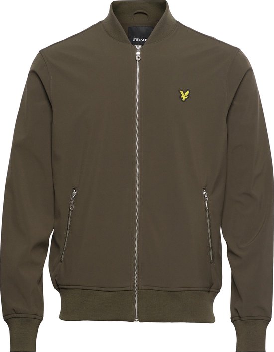 Lyle Scott Veste pour homme Summer Softshell Bomber Jacket Vert Taille M bol