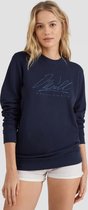 O'Neill Sweatshirts Women SCRIPT CREW Peacoat S - Peacoat 60% Cotton, 40% Recycled Polyester