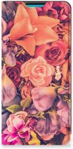 Telefoon Hoesje Cadeau voor Moeder Geschikt voor Samsung Galaxy A73 Flipcase Bosje Bloemen