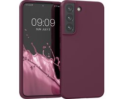 kwmobile telefoonhoesje geschikt voor Samsung Galaxy S22 - Hoesje voor smartphone - Back cover in bordeaux-violet