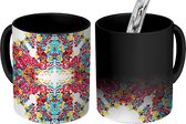Magische Mok - Foto op Warmte Mokken - Koffiemok - Abstract - Vormen - Design - Magic Mok - Beker - 350 ML - Theemok