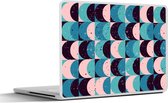 Laptop sticker - 14 inch - Meisjes - Verf - Patronen - Girl - Kids - Kinderen - 32x5x23x5cm - Laptopstickers - Laptop skin - Cover