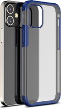 Mobigear Hoesje geschikt voor Apple iPhone 12 Mini Telefoonhoesje Hardcase | Mobigear Shockproof Backcover | Schokbestendig iPhone 12 Mini Telefoonhoesje | Anti Shock Proof - Donkerblauw