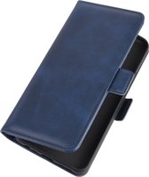 Mobigear Telefoonhoesje geschikt voor Xiaomi Redmi 9 Hoesje | Mobigear Slim Magnet Bookcase Portemonnee | Pasjeshouder voor 3 Pasjes | Telefoonhoesje voor Pinpas / OV Kaart / Rijbewijs - Blauw