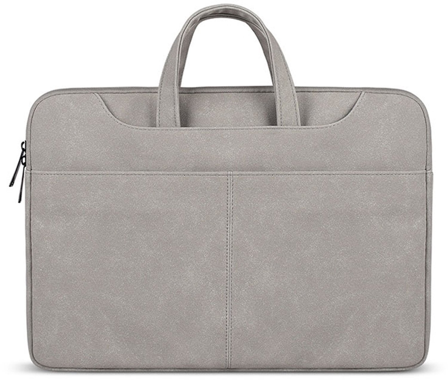 Mobigear Sand - Laptop Aktetas 13 - 14 inch Laptoptas + Handvat - Grijs