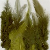 Creative Feathers 8,5-15cm 15pcs forest