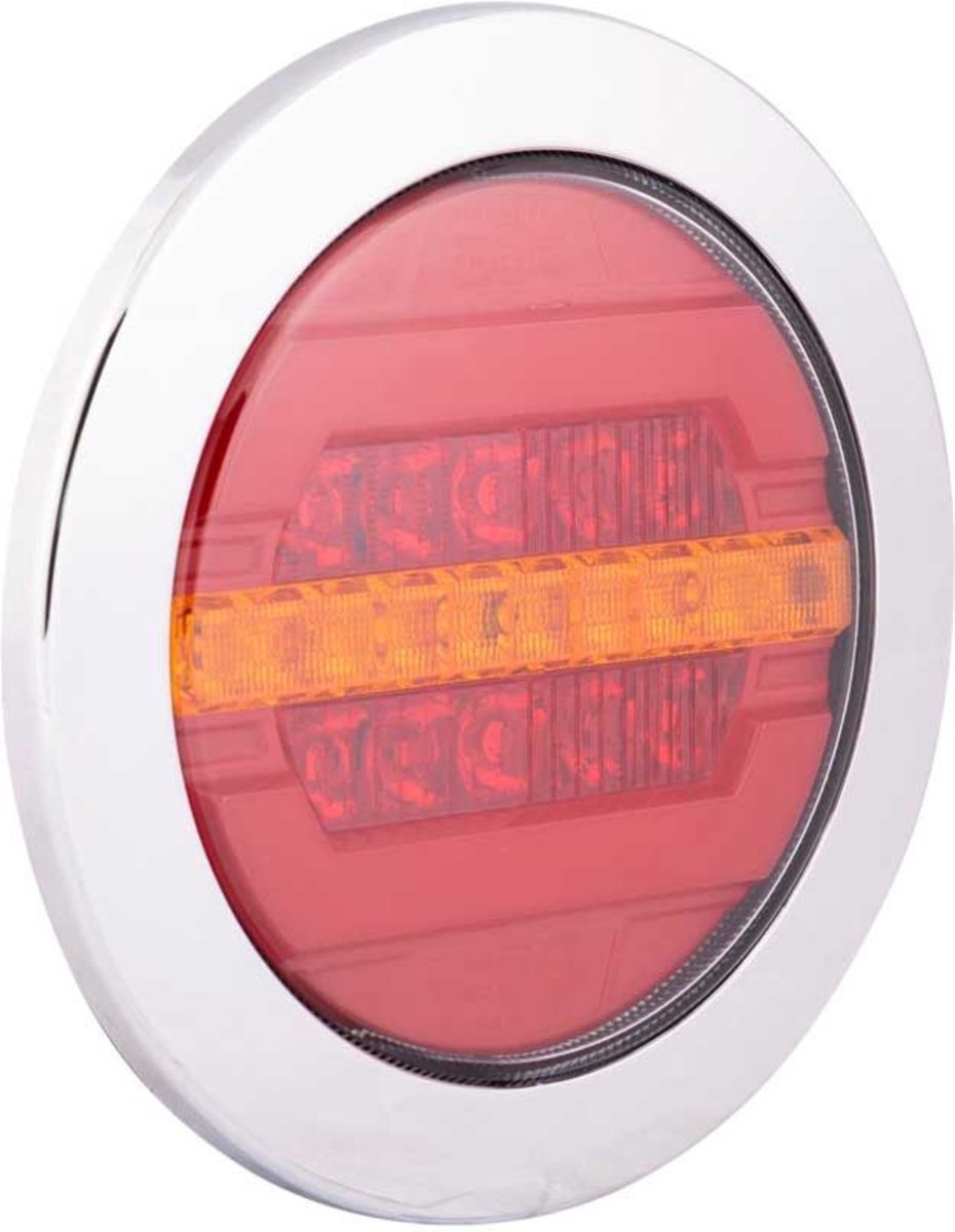 Topgear Dynamisch LED achterlicht - 3 functies - Waterdicht - 122/155 mm - Rood
