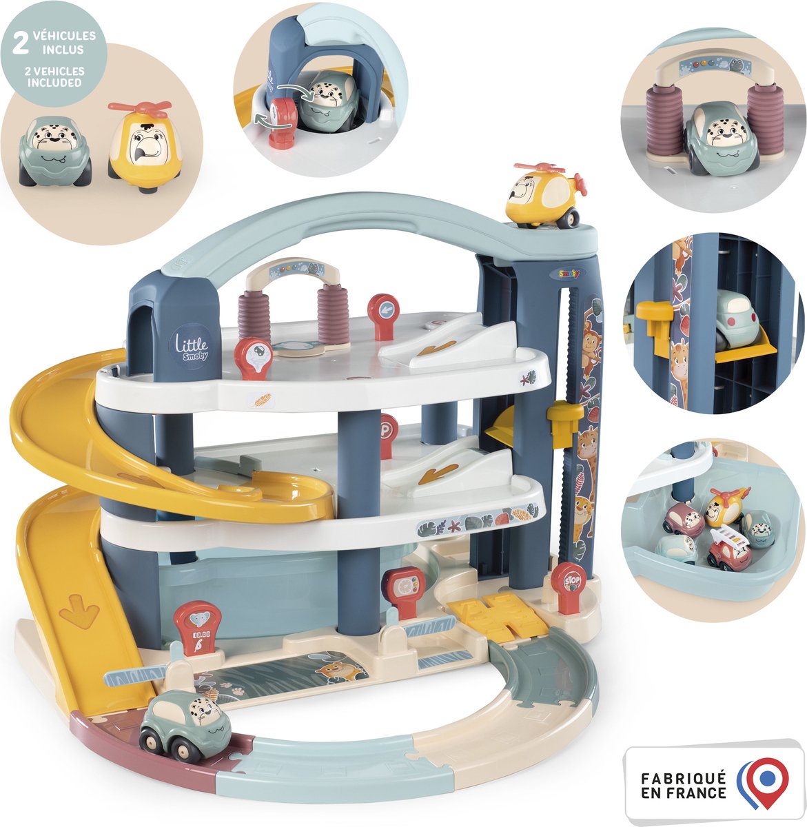 Smoby - Little Smoby - Garage - Eerste Speelgoedgarage — afbeelding 6