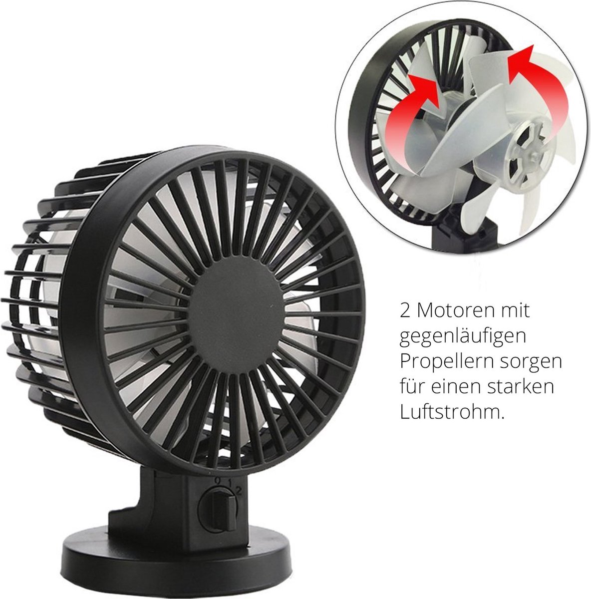 Borvat®, Mini ventilateur USB, Ventilateur