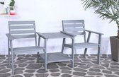 SenS Garden Furniture - Romeo Tête-à-Tête Grey - Grijs
