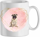Mok Pug 4.1| Hond| Hondenliefhebber | Cadeau| Cadeau voor hem| cadeau voor haar | Beker 31 CL