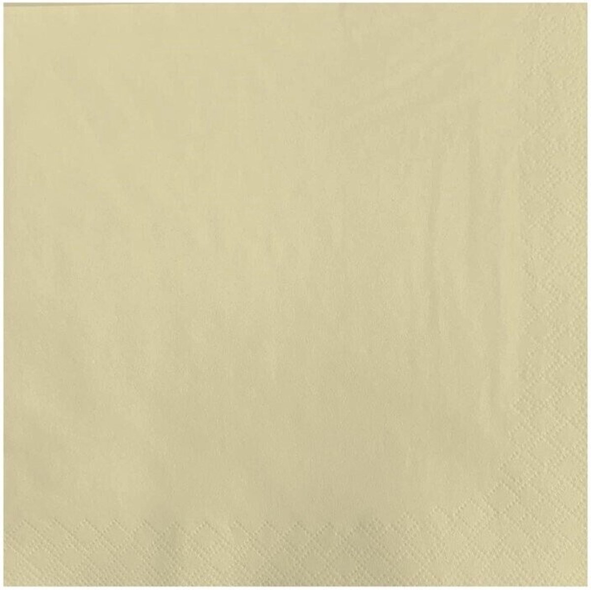 Professionele Tissueservetten - Crème - 40x40cm - 3-Laags - Fasana CC591