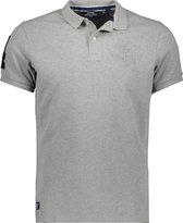 Superdry Poloshirt Vintage Superstate Polo M1110293a Grey Marl  Mannen Maat - S