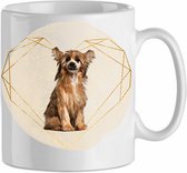 Mok chinese crested 5.5| Hond| Hondenliefhebber | Cadeau| Cadeau voor hem| cadeau voor haar | Beker 31 CL