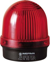 Werma Signaltechnik Signaallamp 200.100.00 200.100.00 Rood Continulicht 12 V/AC, 12 V/DC, 24 V/AC, 24 V/DC, 48 V/AC, 48