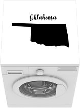 Wasmachine beschermer mat - Oklahoma illustratie - Breedte 60 cm x hoogte 60 cm