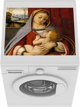 Wasmachine beschermer - Wasmachine mat - Leonardo da Vinci - 55x45 cm - Droger beschermer