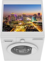 Wasmachine beschermer mat - Bangkok - Skyline - Thailand - Breedte 55 cm x hoogte 45 cm