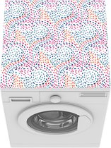 Wasmachine beschermer mat - Patronen - Verf - Abstract - Breedte 60 cm x hoogte 60 cm