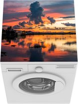 Wasmachine beschermer mat - De Pantanal tijdens zonsondergang in Brazilië - Breedte 60 cm x hoogte 60 cm