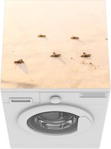 Wasmachine beschermer mat - Baby schildpadden fotoprint - Breedte 60 cm x hoogte 60 cm