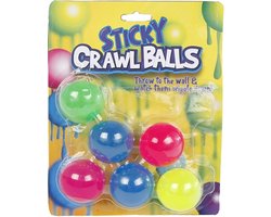foto van Toys Amsterdam Slijmballen Glow In The Dark Junior 4 Cm 6 Stuks