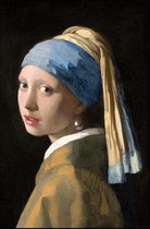 Walljar - Johannes Vermeer - Meisje Met De Parel II - Muurdecoratie - Canvas schilderij