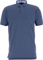 Tommy Hilfiger 1985 Regular Fit polo - blauw - Faded Indigo -  Maat: M