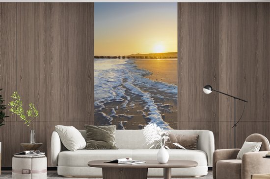 Papier peint - Papier peint photo La plage de Domburg - Largeur 120 cm x hauteur 240 cm