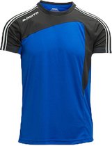 Masita | Sportshirt Forza - Licht Elastisch Polyester - Ademend Vochtregulerend - ROYAL BLUE/BLAC - XXXL
