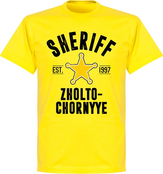 T-shirt Sheriff Established - Jaune - S